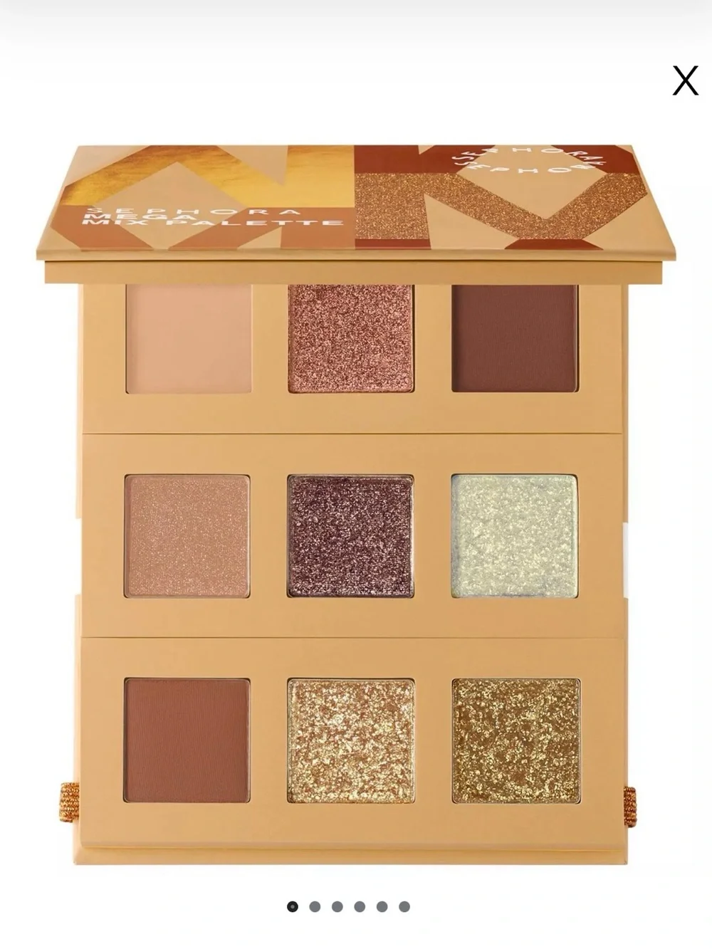 Sephora Mega Mix Eyeshadow Palette - Fiery Warm Nude